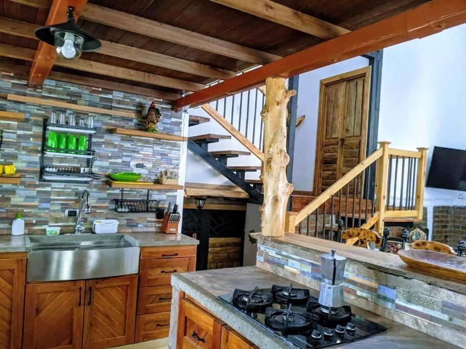 El Encanto Mountain Cabin Salento Buitenkant foto